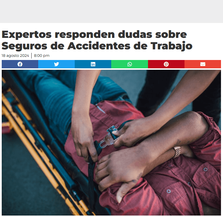 noticia sobre expertos respondiendo dudas sobre accidentes laborales