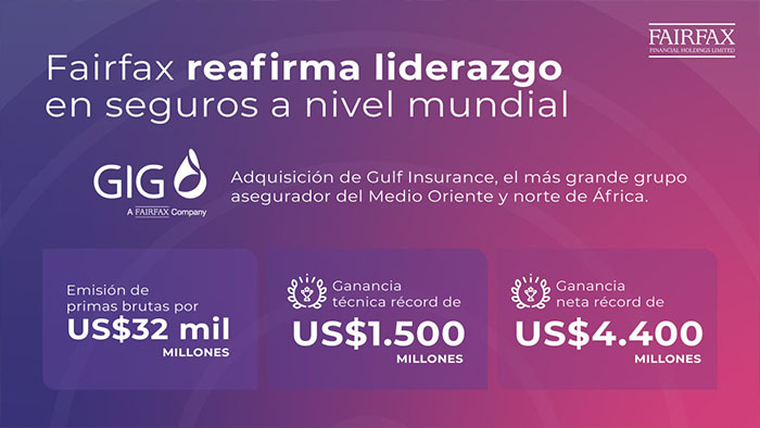 El Grupo Fairfax, al que pertenecemos en Southbridge